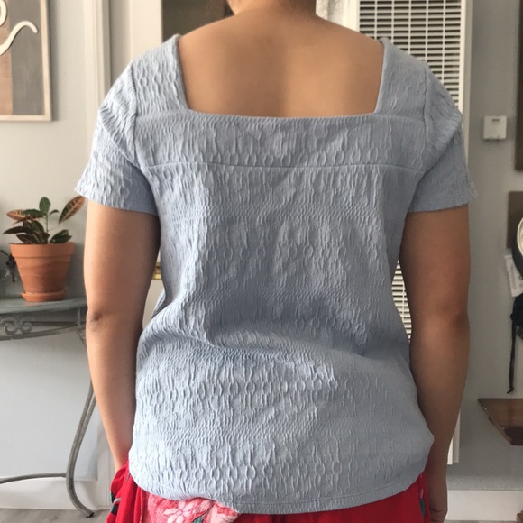 Lucky Brand Textured Blouse - Picture 6 of 6